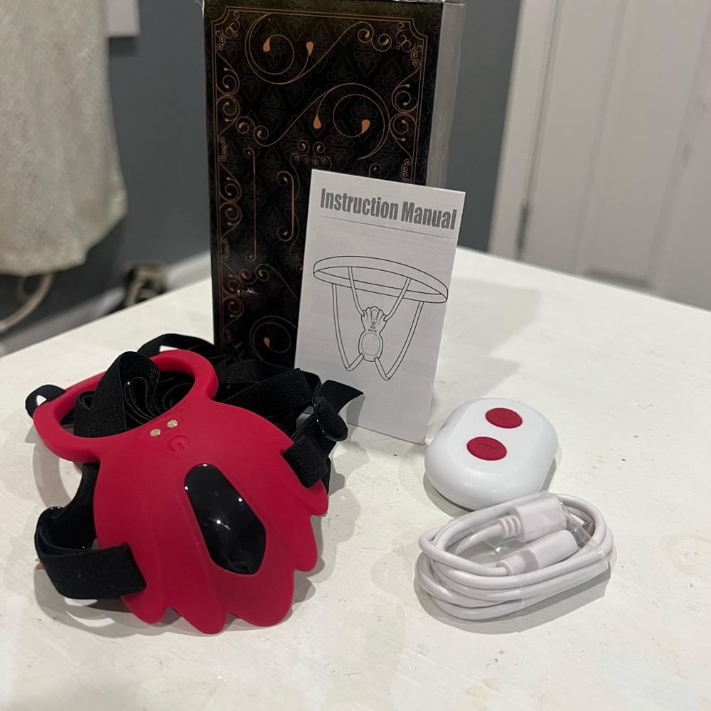 Red VR Controller with Black Accents